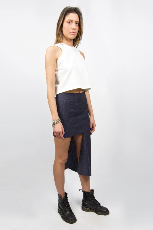 Gonna Gessato Incontaminato S/S18