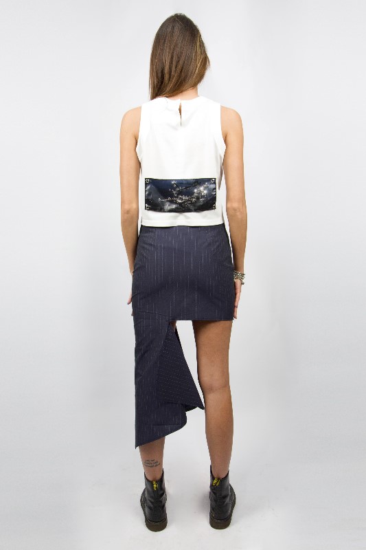 Gonna Gessato Incontaminato S/S18